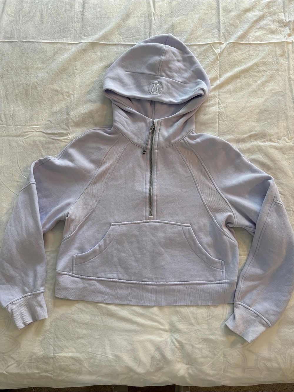 Lululemon Scuba Oversized half zip hoodie- Blissful Blue